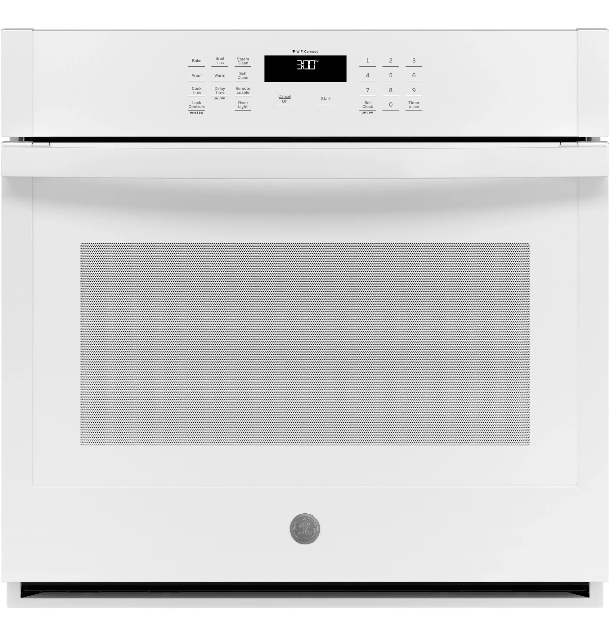 Ge 3000 Series White 30" Single Electric Oven