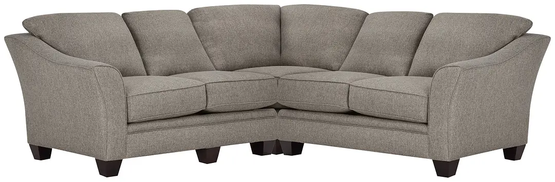 Avery Dark Gray Fabric Small Two-arm Sectional Avery Dark Gray Fabric Small Two-arm Sectional