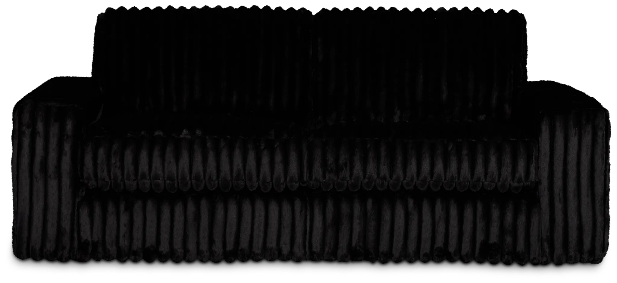 Teddy Black Fabric Sofa