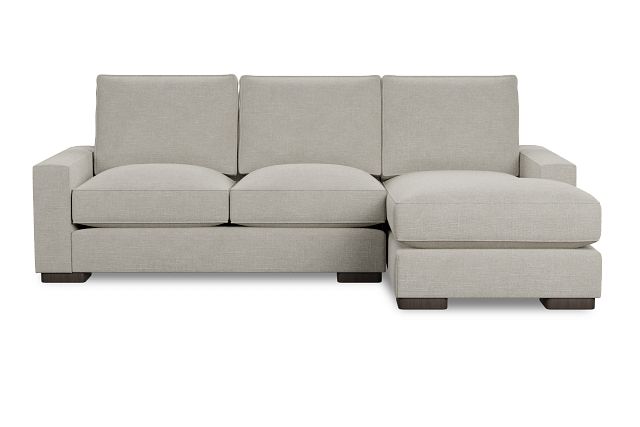 Edgewater Haven Light Beige Right Chaise Sectional (1)