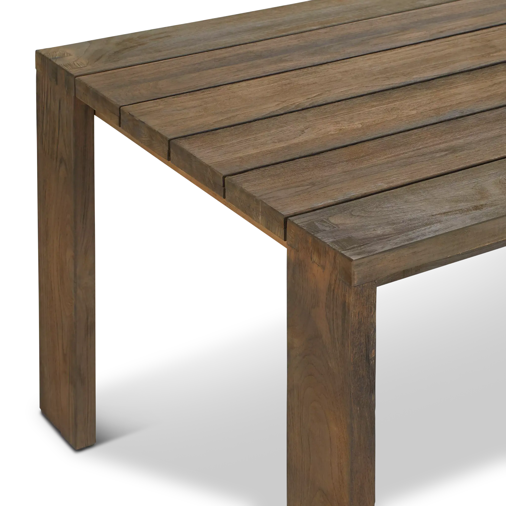 Linear Teak 82" Rectangular Table Linear Teak 82" Rectangular Table
