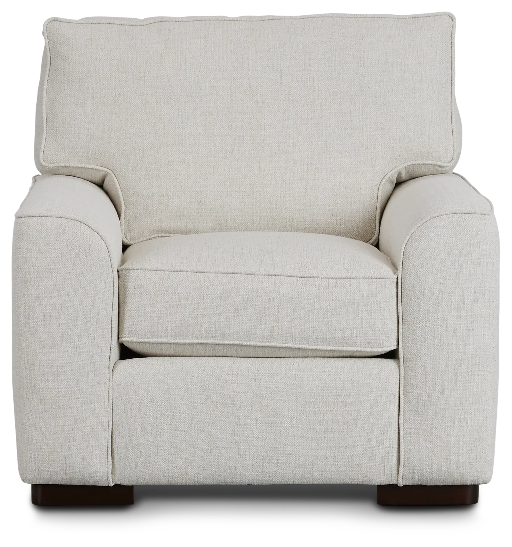 Austin White Fabric Chair