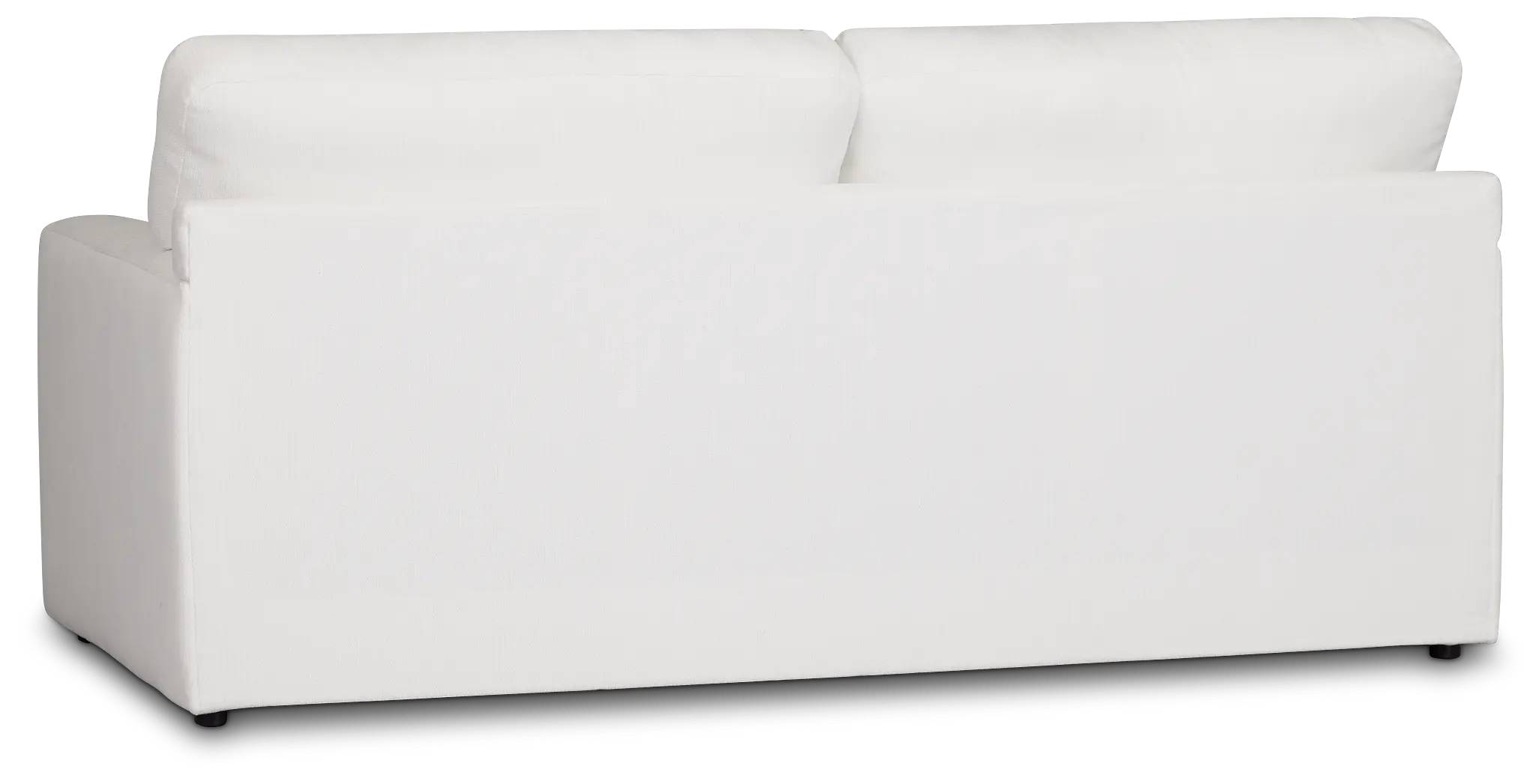 Rhodes White Fabric Sofa Rhodes White Fabric Sofa