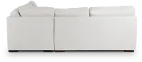 Veronica White Down Medium Right Chaise Sectional