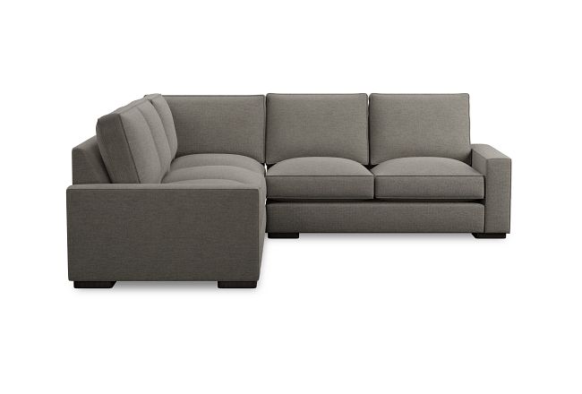 Edgewater Maguire Pewter Small Two-arm Sectional
