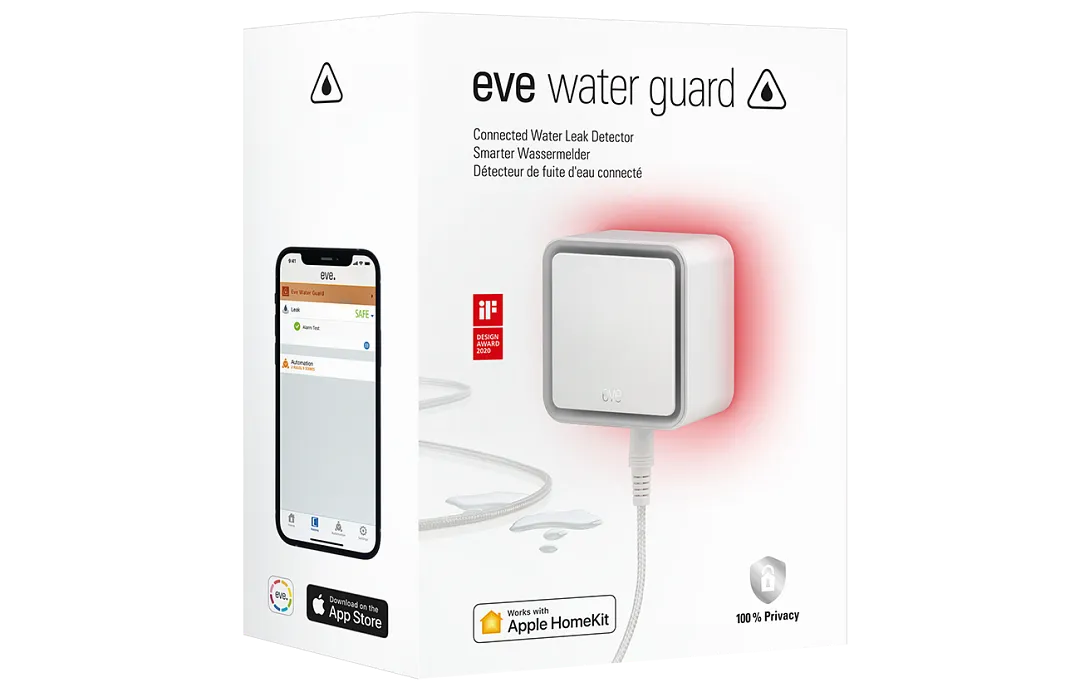 Eve White Water & Temperature Sensors