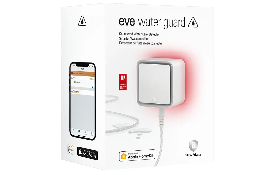 Eve White Water & Temperature Sensors Eve White Water & Temperature Sensors