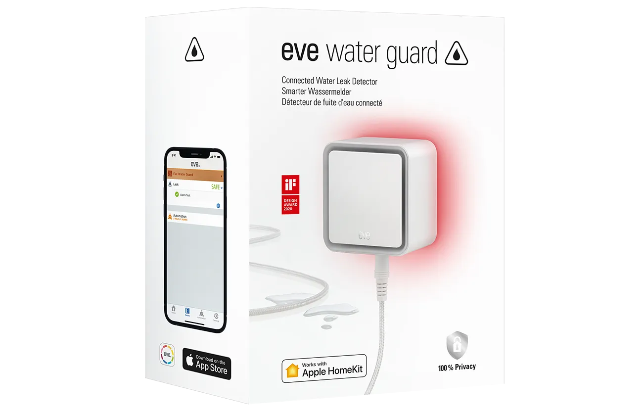 Eve White Water & Temperature Sensors