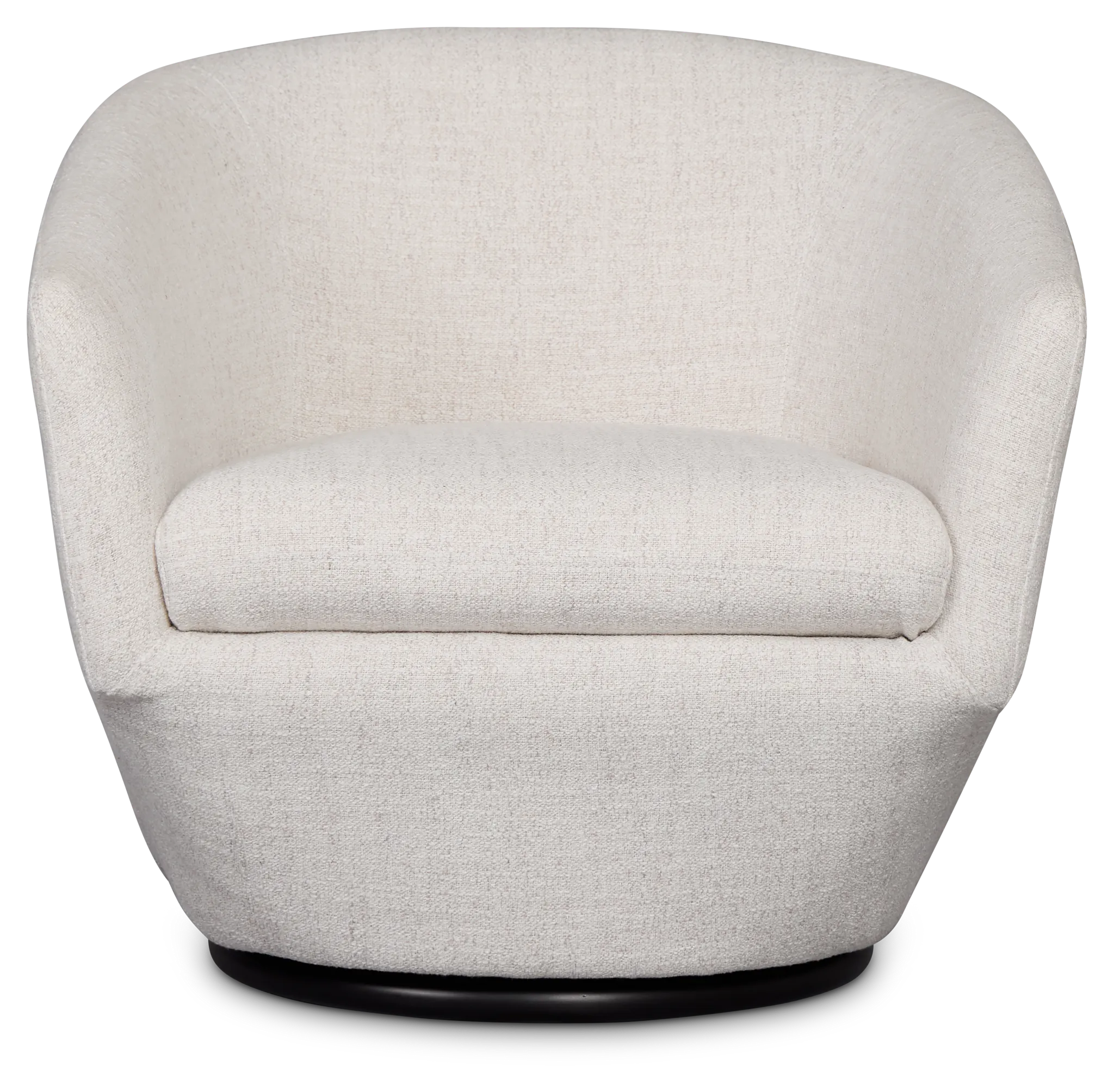 Baylor Light Beige Fabric Swivel Chair