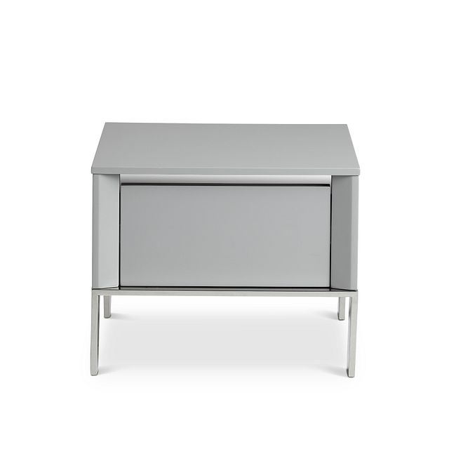 Vancouver Gray Square End Table (1)
