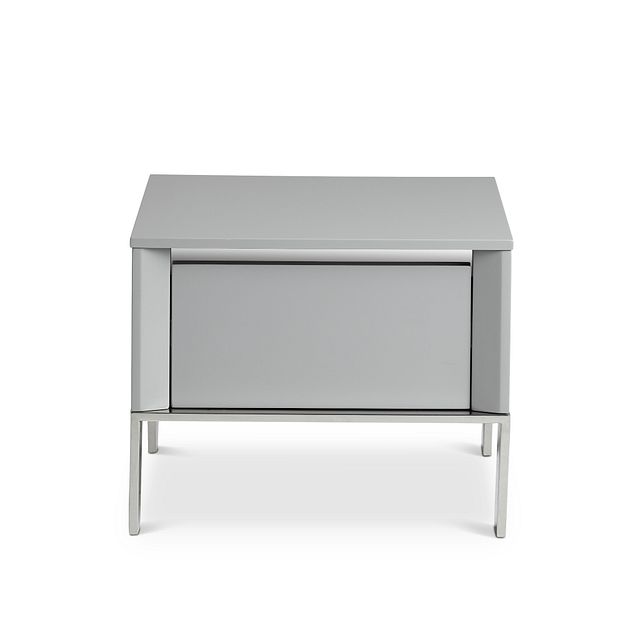 Vancouver Gray Square End Table