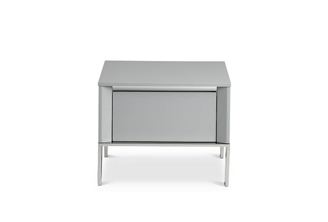 Vancouver Gray Square End Table