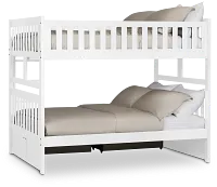 Charleston White Storage Bunk Bed