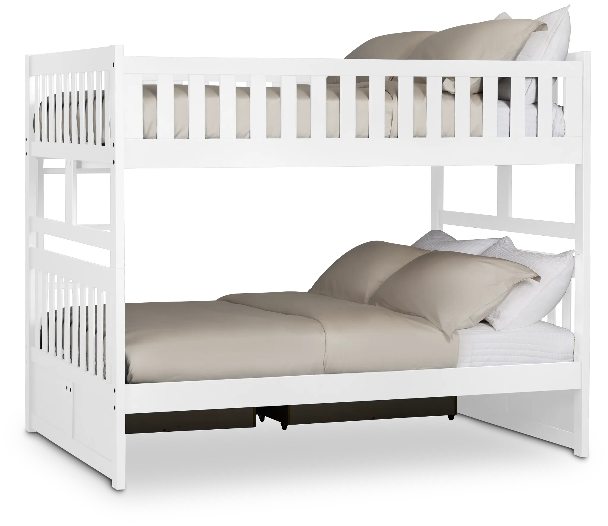 Charleston White Storage Bunk Bed