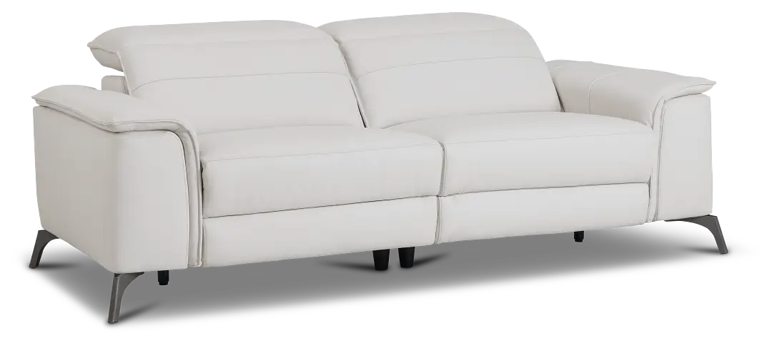 Pearson White Leather Sofa Pearson White Leather Sofa