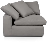 Nixon Light Gray Fabric Corner Chair