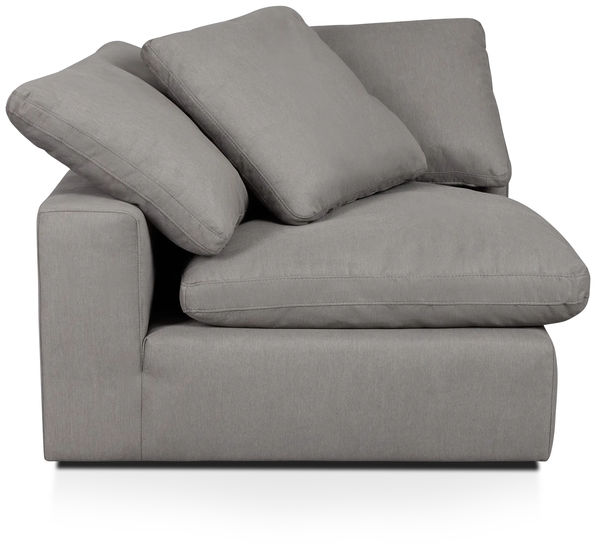 Nixon Light Gray Fabric Corner Chair Nixon Light Gray Fabric Corner Chair