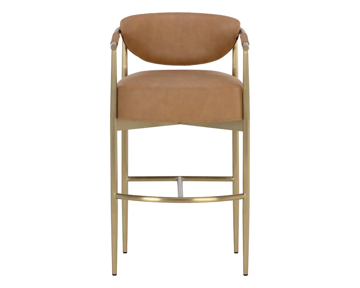 Karli Brown 30" Upholstered Barstool Karli Brown 30" Upholstered Barstool