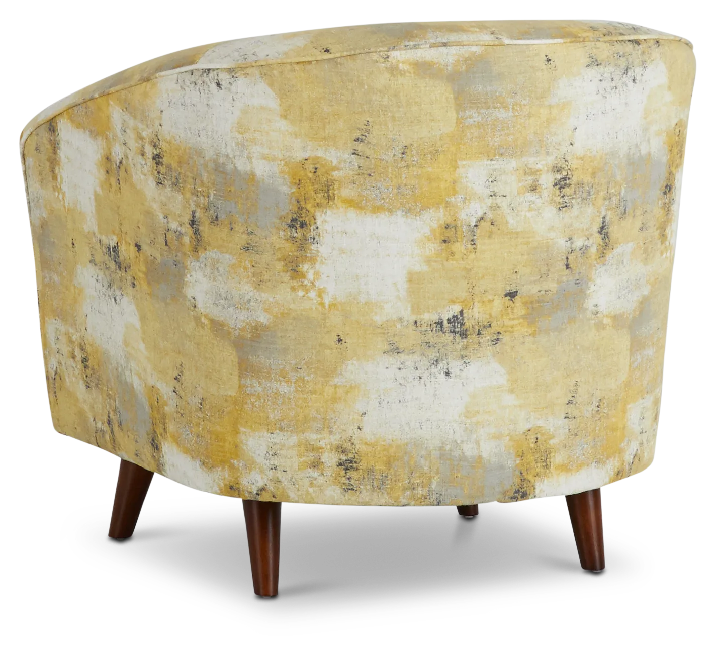 Antalya Yellow Fabric Accent Chair