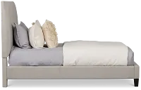 Lucy Light Gray Uph Platform Bed