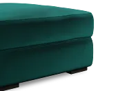 Edgewater Joya Green Ottoman