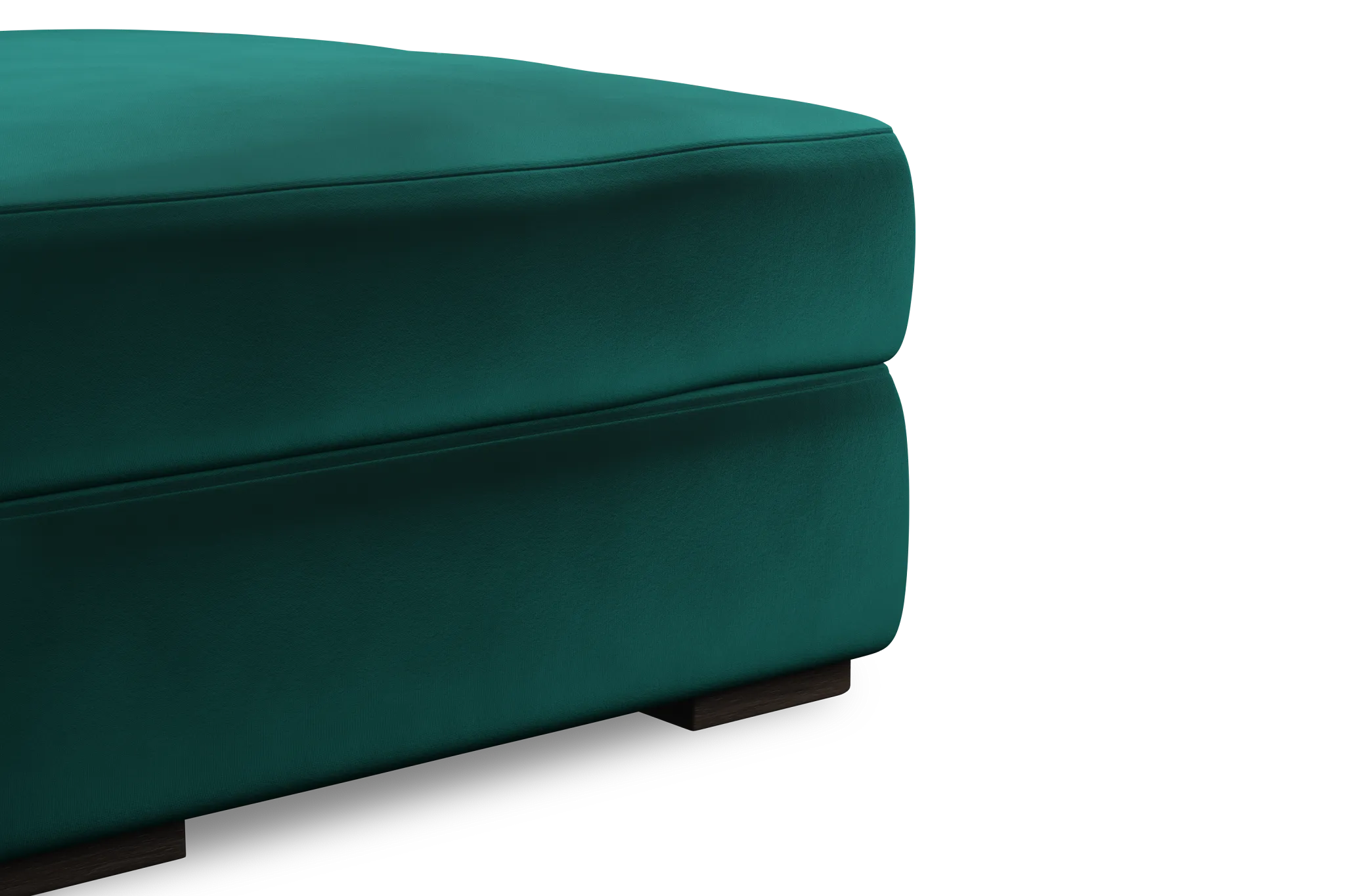 Edgewater Joya Green Ottoman