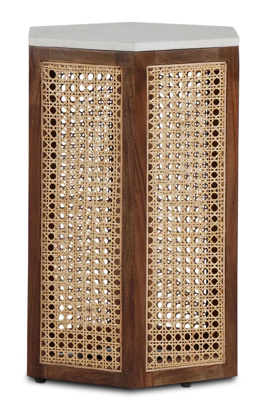 Reese White Accent Table