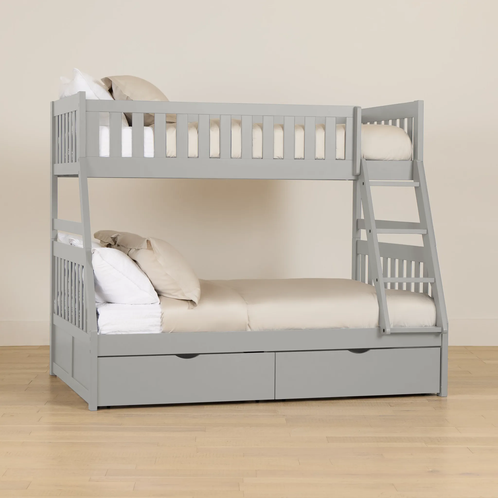 Charleston Gray Storage Bunk Bed
