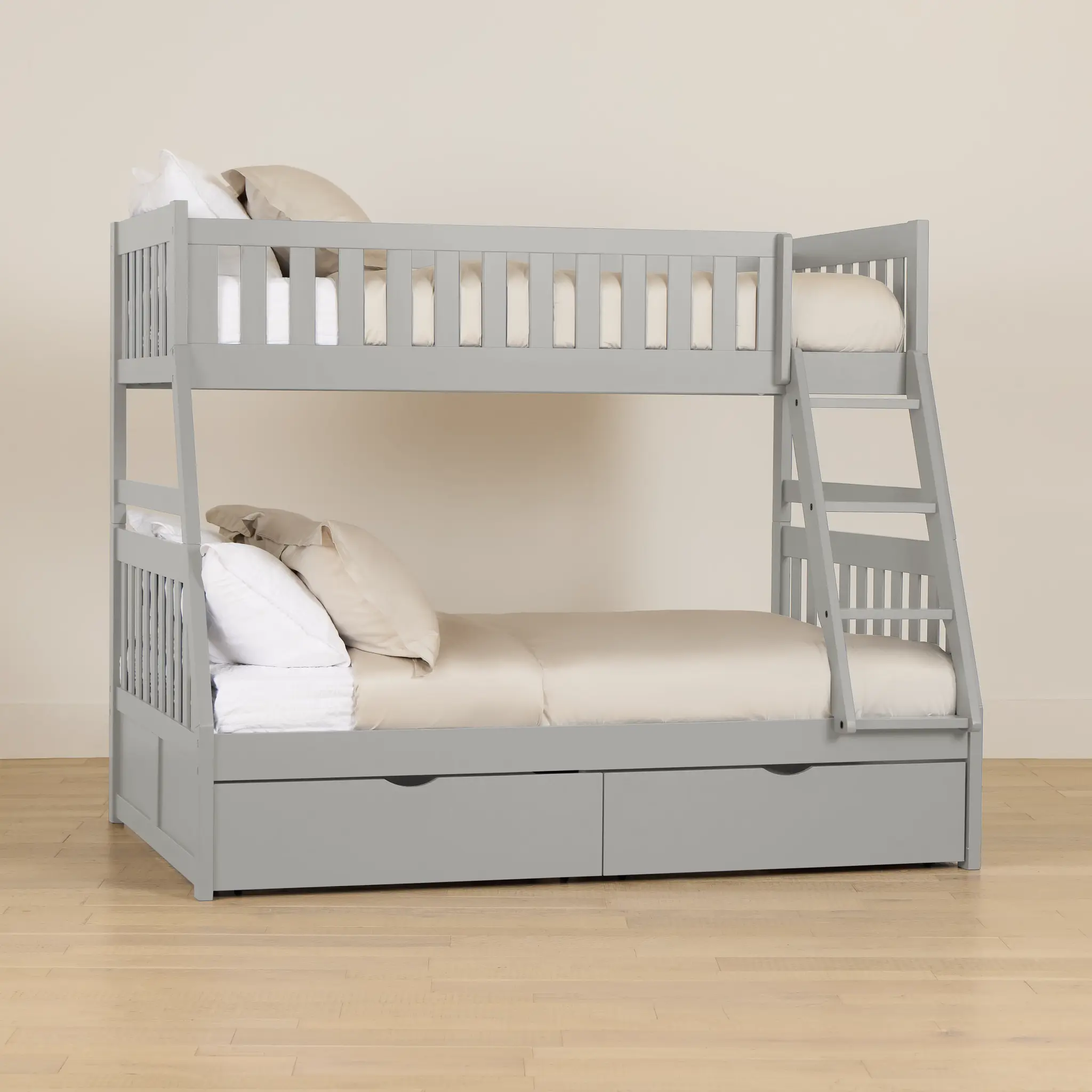 Charleston Gray Storage Bunk Bed Charleston Gray Storage Bunk Bed