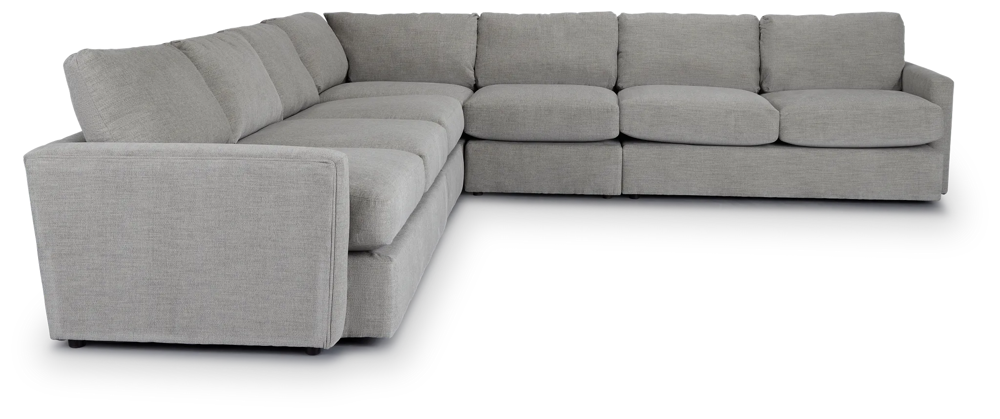 Noah Gray Fabric Large Two-arm Sectional