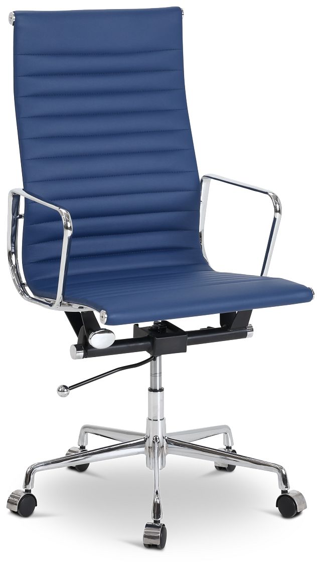 Amos Dark Blue Desk Chair (4)