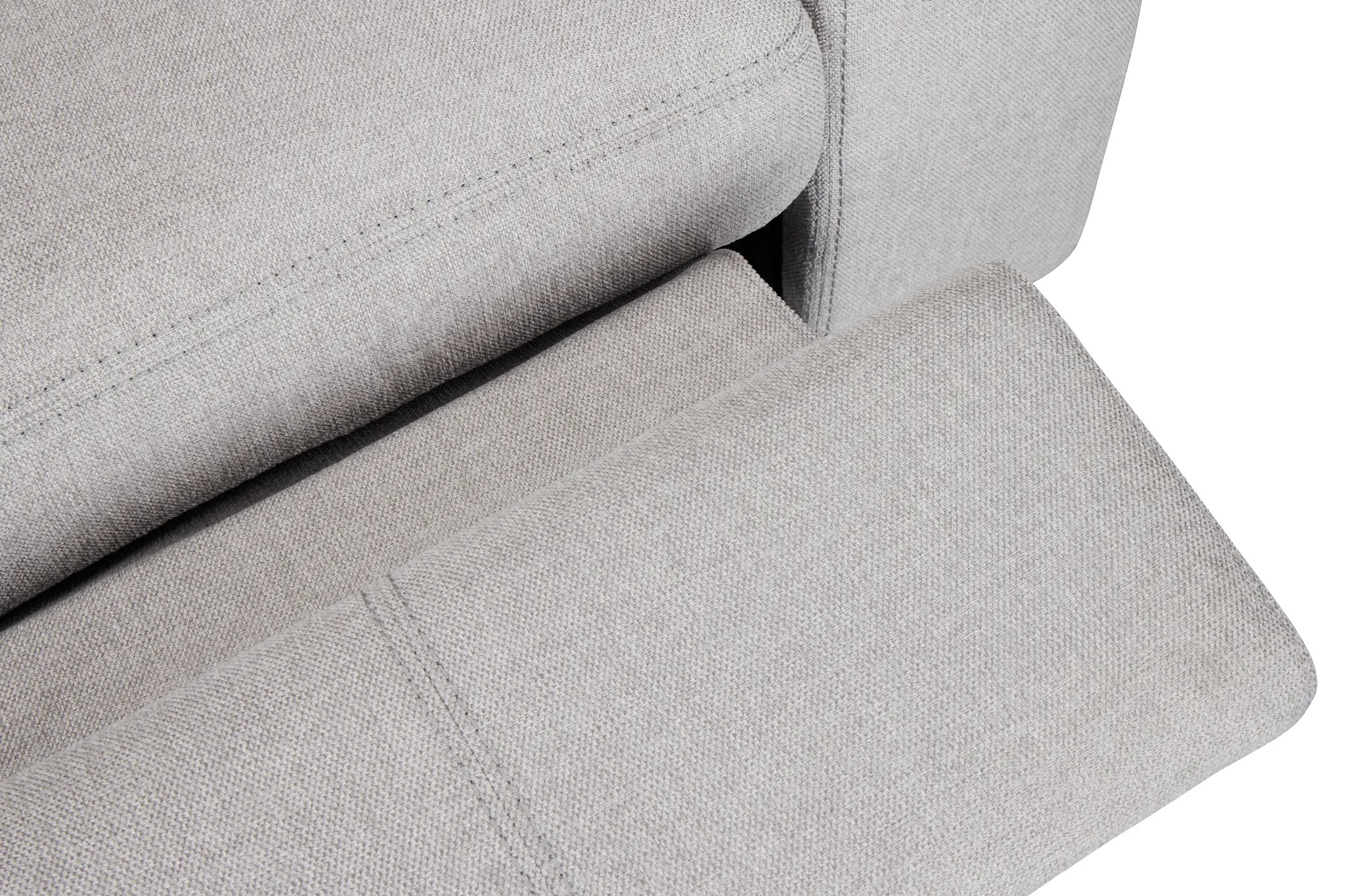 Callum Light Gray Fabric Recliner