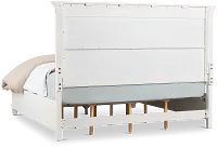 Cape Cod Ivory Panel Storage Bed
