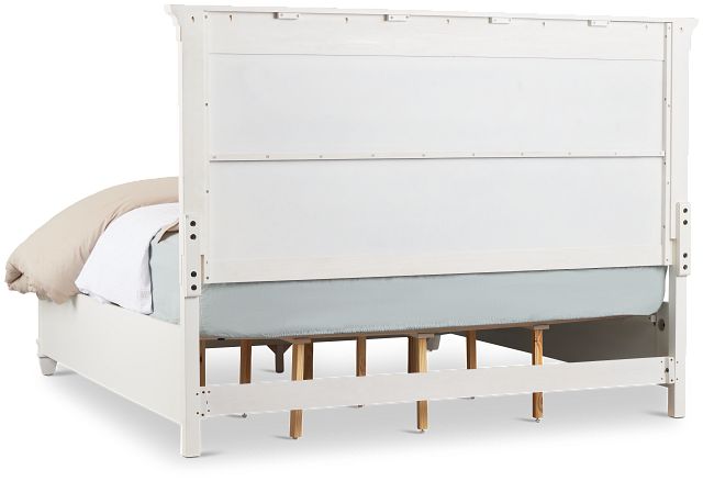 Cape Cod Ivory Panel Storage Bed