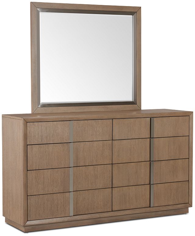 Gramercy Light Tone Dresser & Mirror