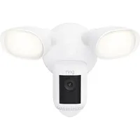 Ring Floodlight Cam Pro Wired White Outdoor Security Cameras