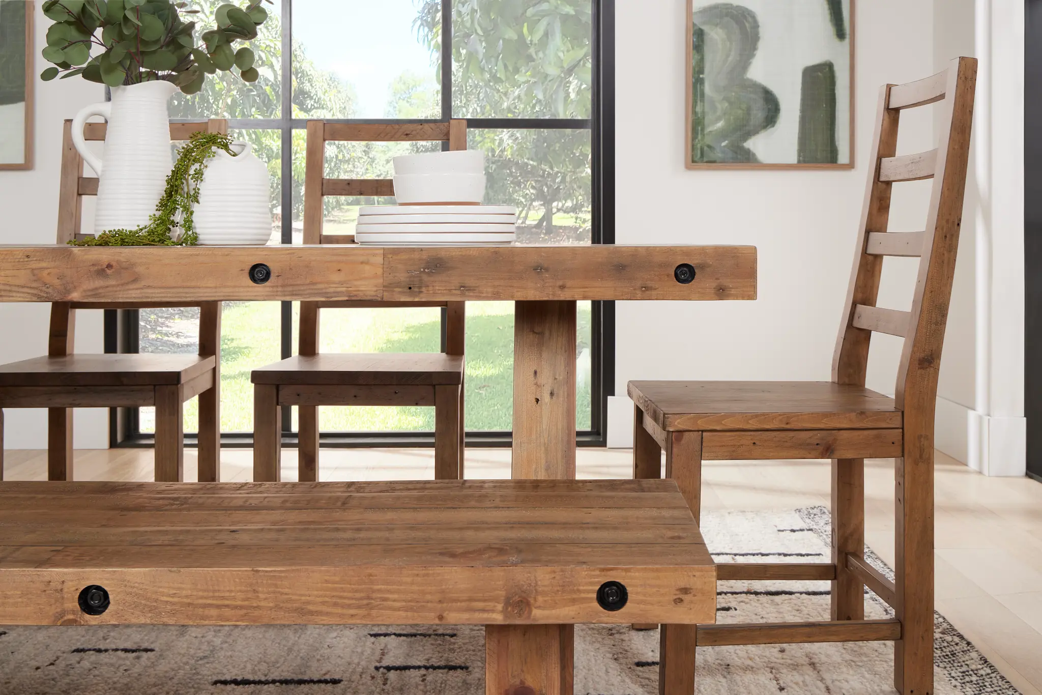 Maxton Mid Tone Rectangular Table Maxton Mid Tone Rectangular Table