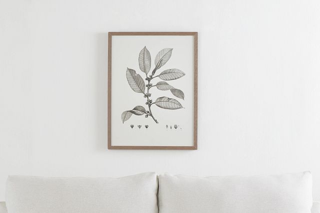 Branch Gray Framed Wall Art