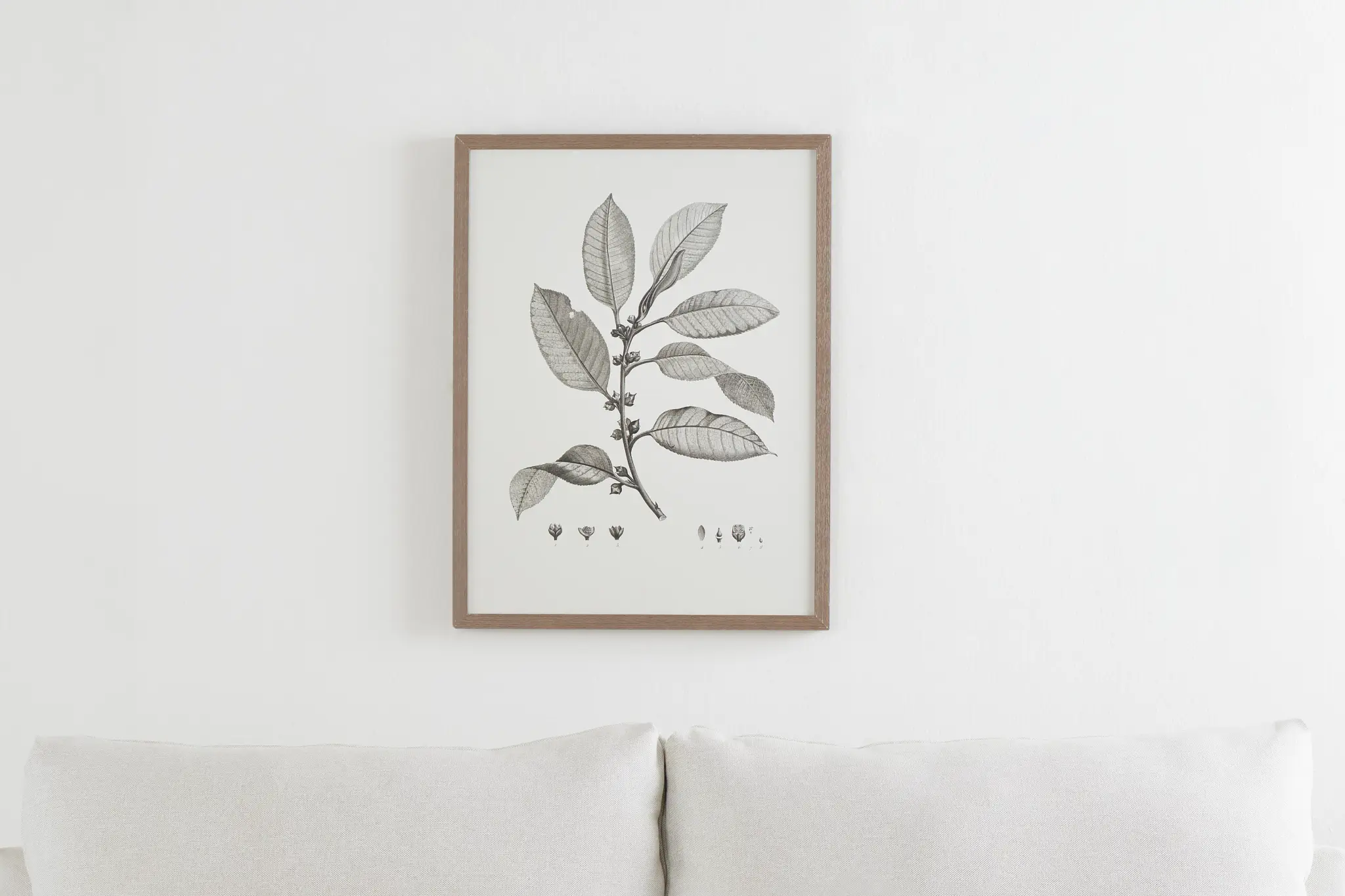 Branch Gray Framed Wall Art Branch Gray Framed Wall Art