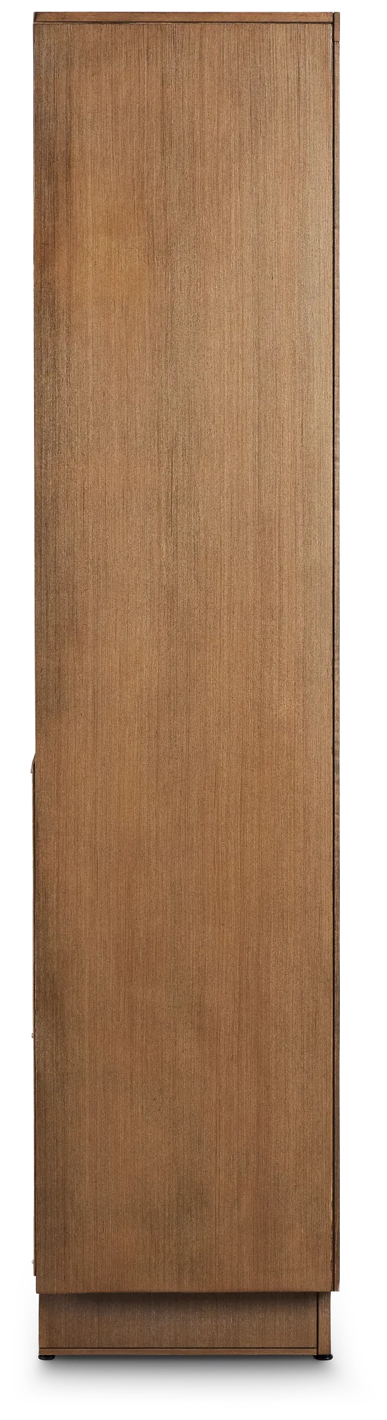 Richmond Light Tone 64" Open Pier Entertainment Wall With Fireplace