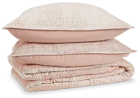 Baris Pink Coverlet Set