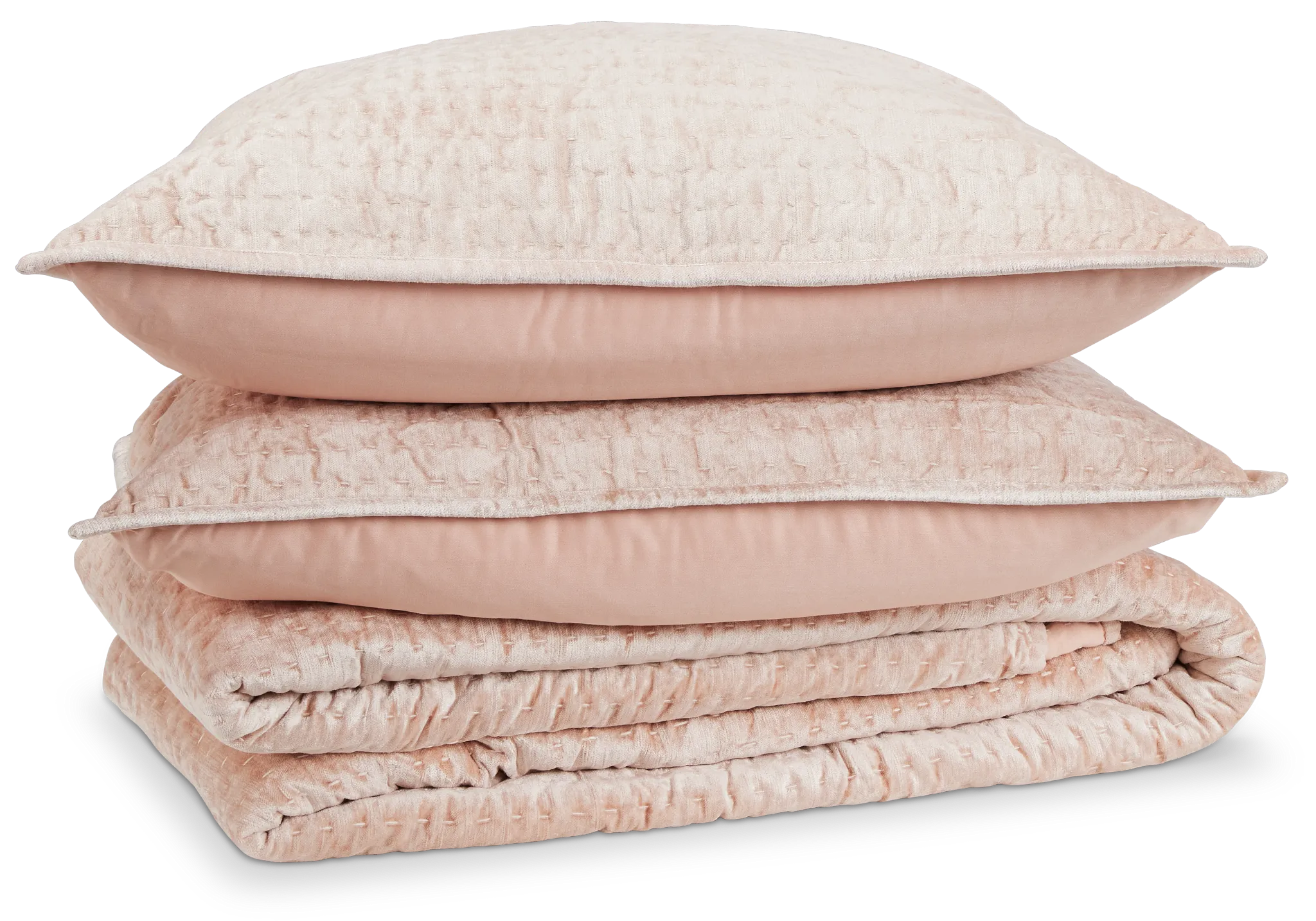 Baris Pink Coverlet Set