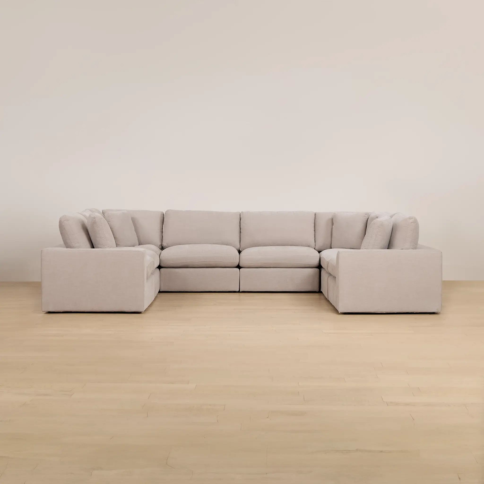 Breeze Taupe Fabric 8-piece Modular Sectional Breeze Taupe Fabric 8-piece Modular Sectional