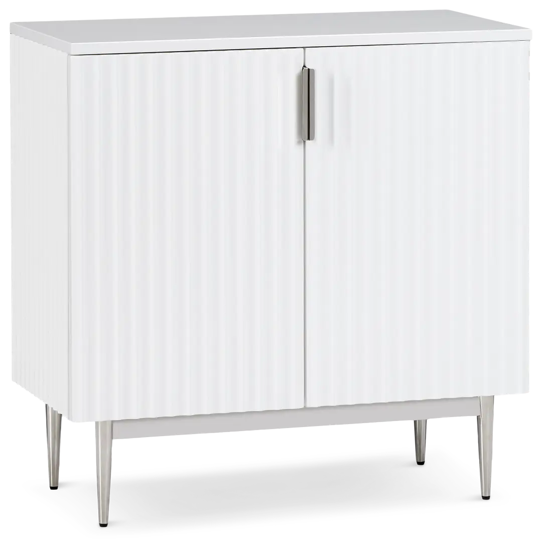 Surge White Two-door Cabinet Surge White Two-door Cabinet