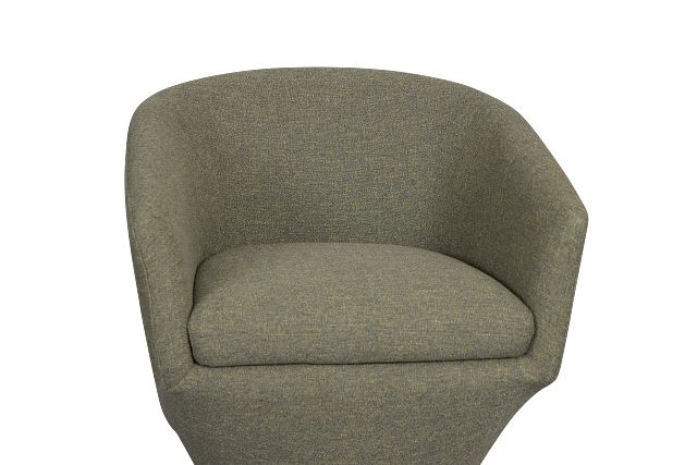 Baylor Green Fabric Swivel Chair