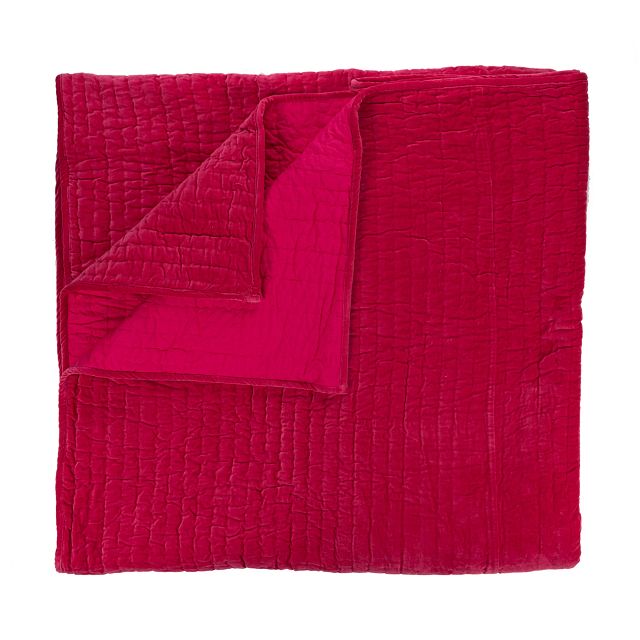 Ethan Dark Pink Coverlet