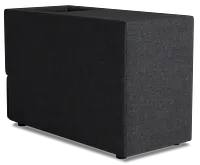 Citymod Dark Gray Fabric Itable Media Console With Storage Drawer