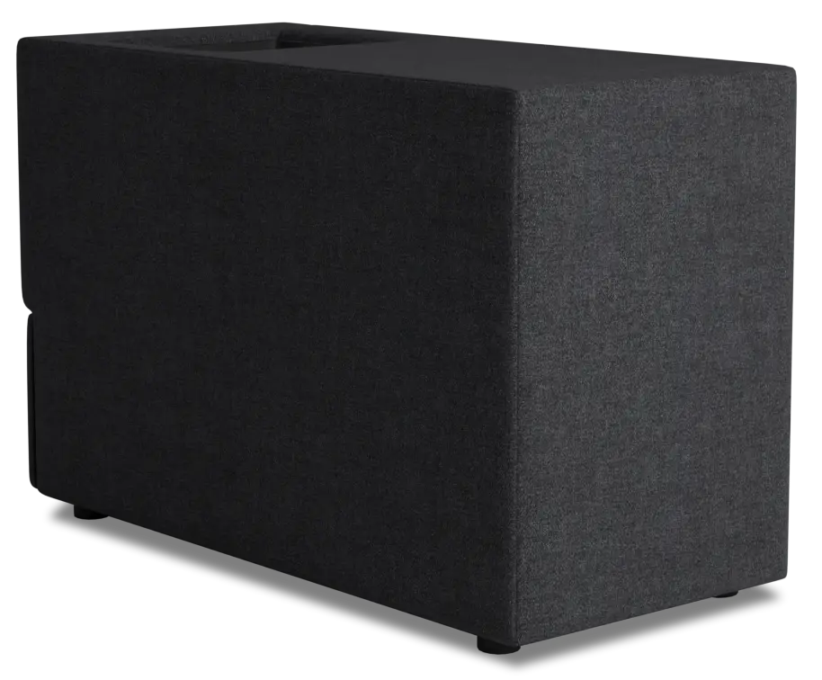 Citymod Dark Gray Fabric Itable Media Console With Storage Drawer Citymod Dark Gray Fabric Itable Media Console With Storage Drawer