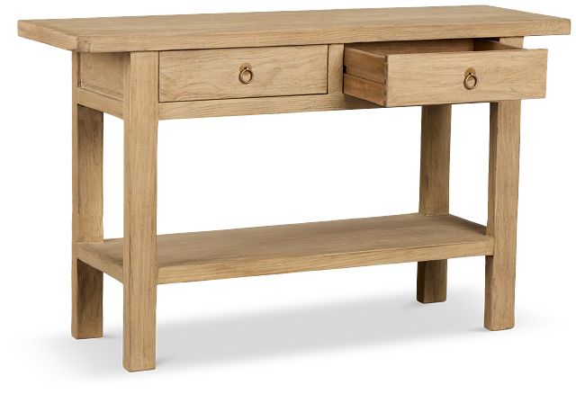 Kalias Light Tone 2-drawer Console Table