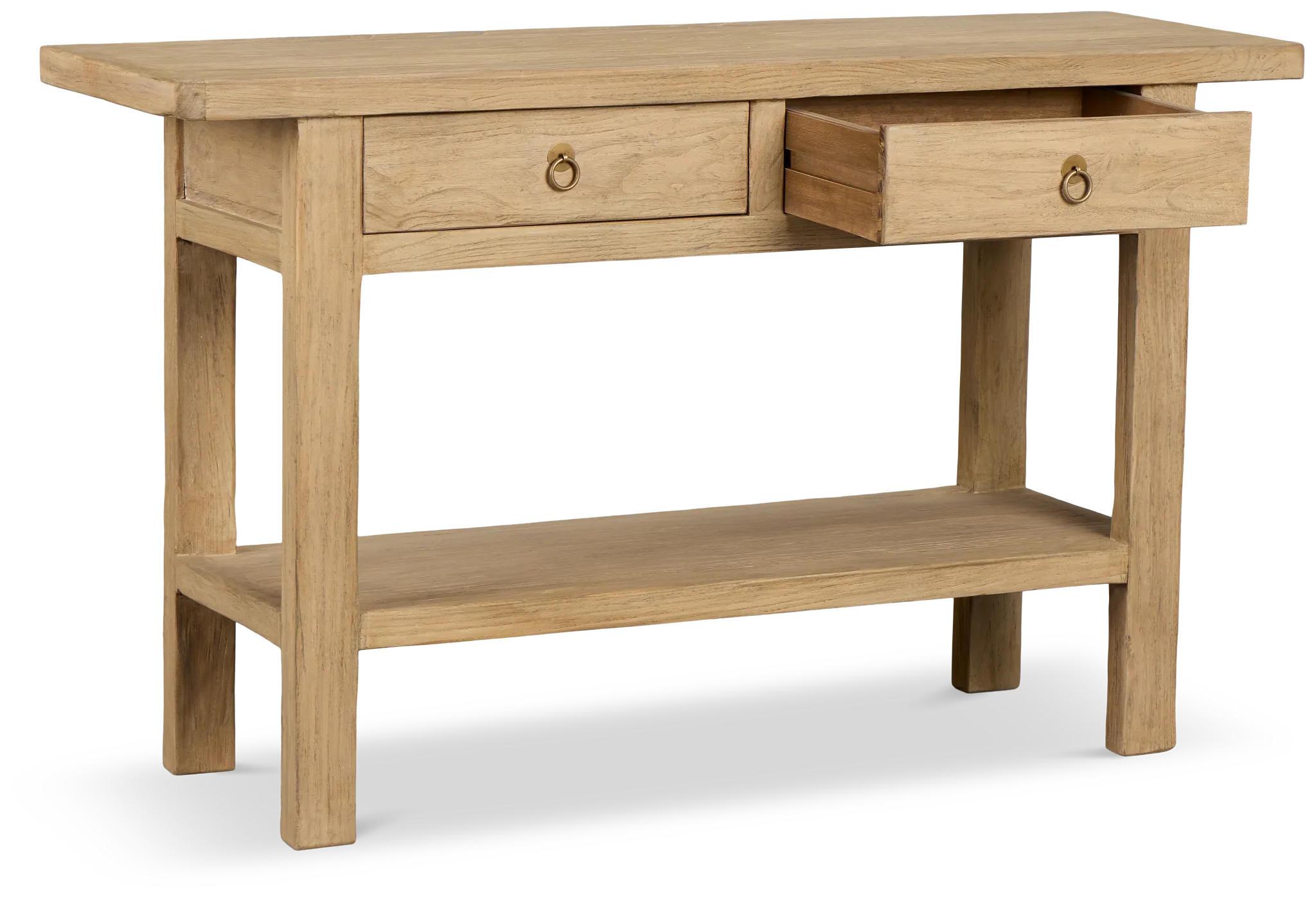 Kalias Light Tone 2-drawer Console Table